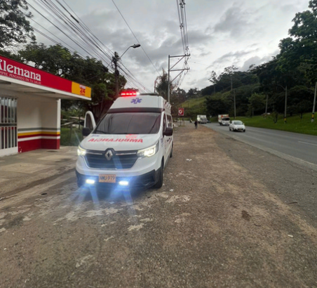 Ambulancia en cobertura de evento masivo