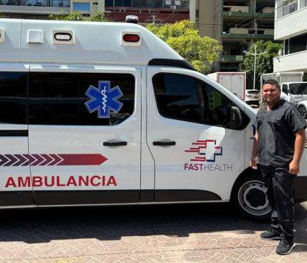 Ambulancia en área protegida para empresas